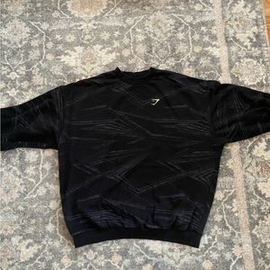 vintage oversized gymshark graphic crew